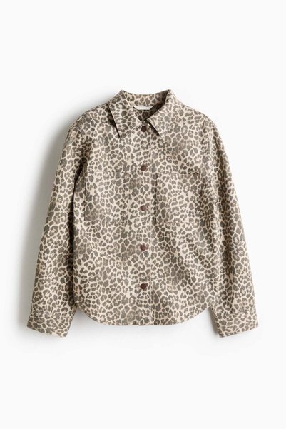 H&M Cotton denim overshirt