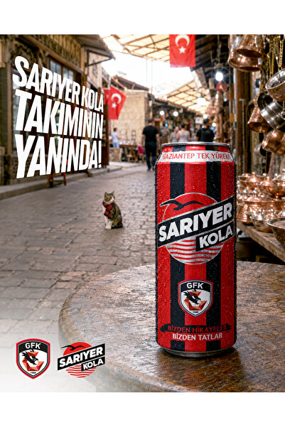 Sarıyer Gazoz SARIYER KOLA GAZİANTEP ÖZEL ÜRETİM 330 ML 24'LÜ
