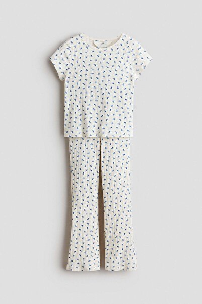 H&M 2-piece ribbed cotton set