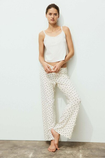 H&M Fine-knit drawstring trousers