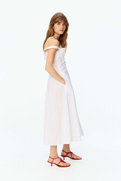H&M Layeredâ€¯poplinâ€¯dress