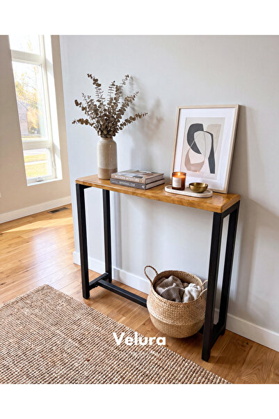 Velura Home & Living Berg Seperatör & Koltuk Arkası Dresuar & Çiçeklik - Natu...