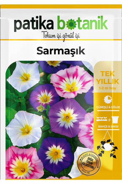 Patika Botanik 50 Adet Sarmaşık Çiçek Tohumu (Convolvulus)