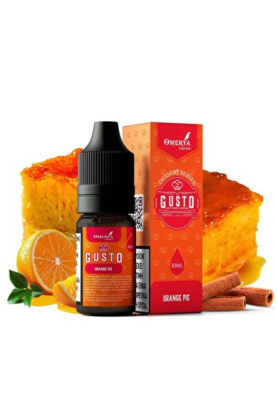 Omerta Gusto Orange Pie Υγρό Τσιγάρο 10ml - 12mg