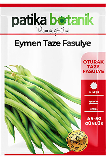 Patika Botanik 50 Adet Eymen Fasulye Tohumu