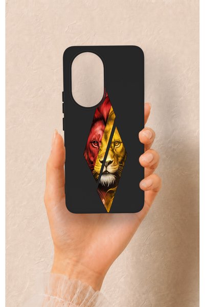 Vip Case حافظة سيليكون متوافقة مع هاتف Honor 200 5G بنمط أسد مقطوع