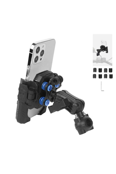 TELEFON TUTUCU 9-16 mm BORU ÇAPI UYUMLU DİKİZ AYNASI MONTAJLI