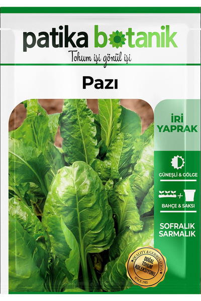 Patika Botanik 500 Adet Pazı Tohumu