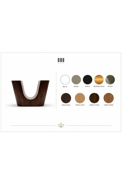 QUATTRO HOME Vento 72 cm V Form Masa Ayağı