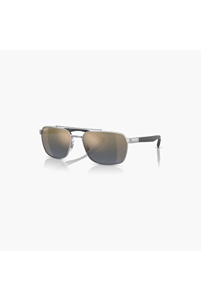 Ray-Ban نظارات شمسية مستقطبة متعددة الألوان مستطيلة الشكل للجنسين |   3701