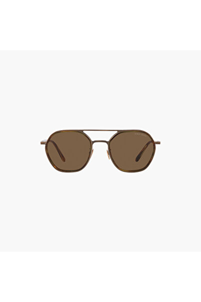 Giorgio Armani Men Round Brown Sunglasses | 6145