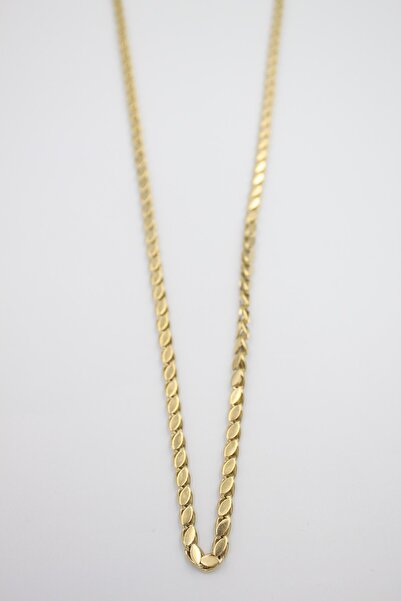 Generic Brand ✨   Gold Color Barley Chain Steel Necklace Modern Stylish Design ✨