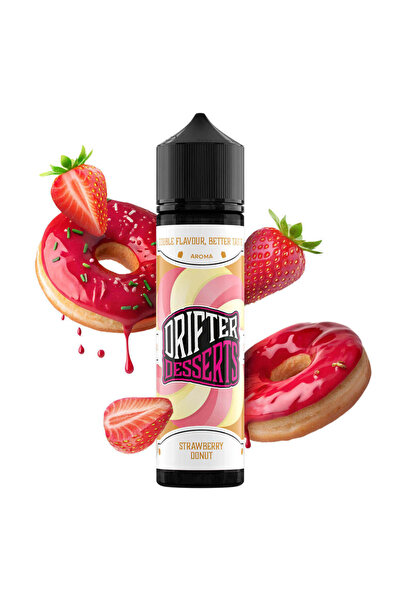 DRIFTER Επιδόρπια Ντόνατ Φράουλας 12ml/60ml Flavorshot