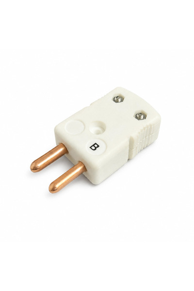 ThermoKoTec B (PtRh-Pt) Tipi Seramik Erkek Termokupl Konnektörü