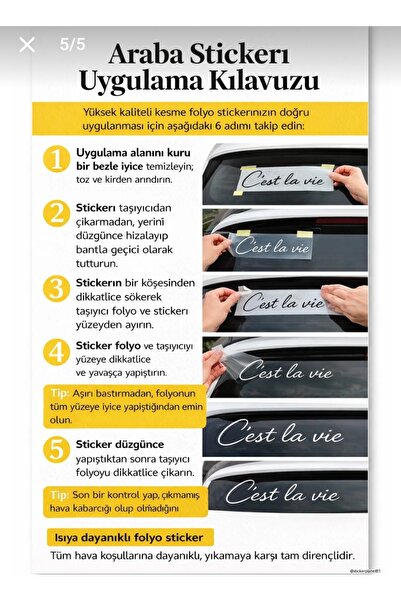 tola Bediüzzaman Said Nursi Sarık hz sticker 23x12 cm – araba yazısı Arka Cam Vinil Etiket, Araç Cam Yapıştırma Sticker