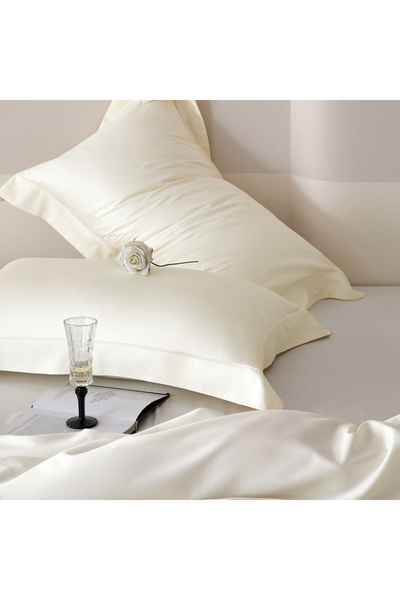 Generic Luxury Cotton Duvet Cover Set with High-Density Fine Stitching, King ...