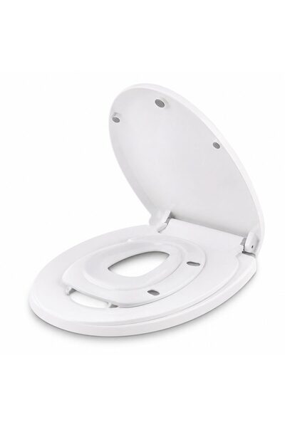 Danex Capac de Toaleta cu Reductie 2 In 1, Plastic, DANEX, Alb