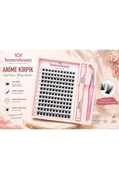 Anime takma kirpik 144 demet farklı boyutlar