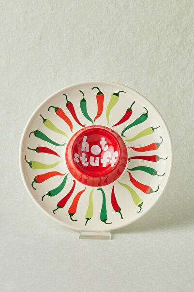 Karaca Hot Stuff Acı Biber Desenli Sunumluk 24 cm