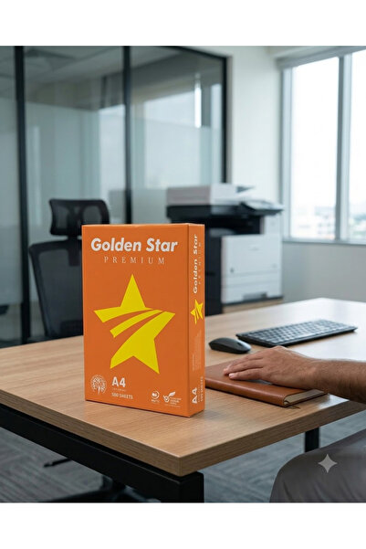 Golden Star ورق نسخ A4 - 80 جرام/متر مربع