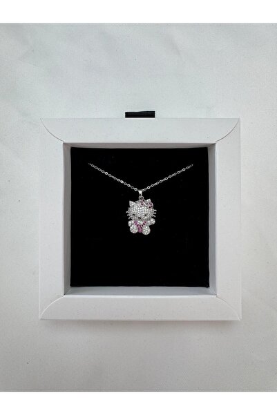 Blok Takı Hello Kitty Kolye Pembe
