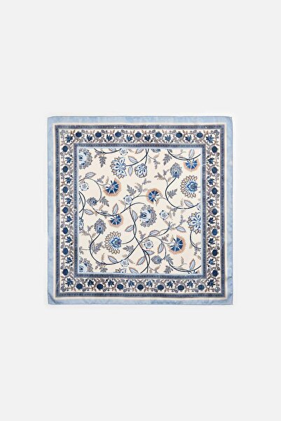 AKSWSUAR Floral Desenli Fular 70*70