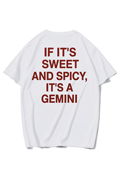 BRZ COLLECTION Unisex Oversize if It's Sweet and Spicy, It's a Gemini T-Shirt...