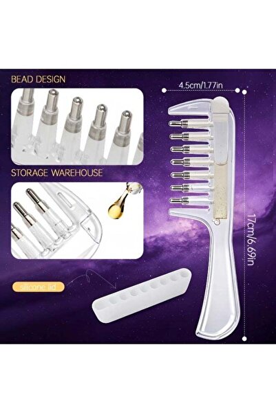 DubaiGallery Multi-Purpose Hair Scalp Massage Comb Set for Gentle Detangling ...