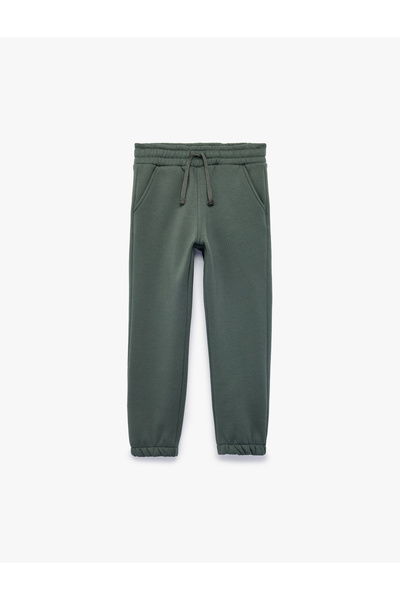 Koton Pocket Detailed Tie-Waist Drawstring Sweatpants