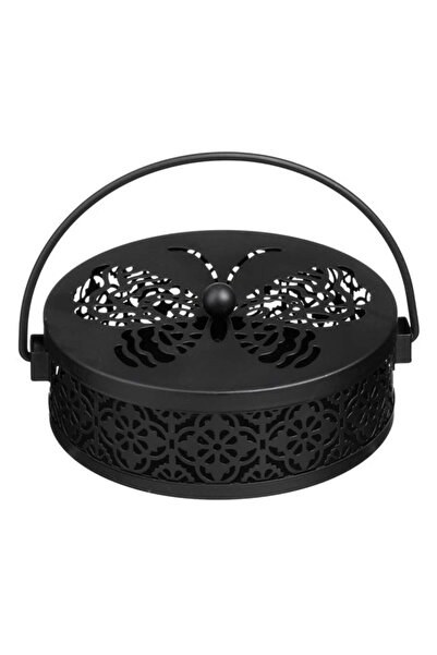CATIANO Suport Metalic Negru cu Model Fluture pentru Spirala Anti Tantari Ø15...