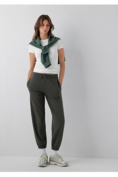 Mavi High-Waisted, Slim Straight Fit, Elasticated Leg Women's Sweatpants.