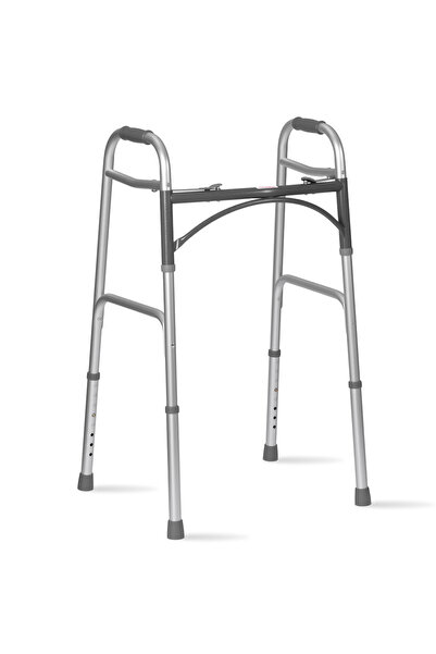GENERAL Cadru de Mers Pliabil din Aluminiu: Înălțime Reglabilă 80.5-98.3 cm, ...