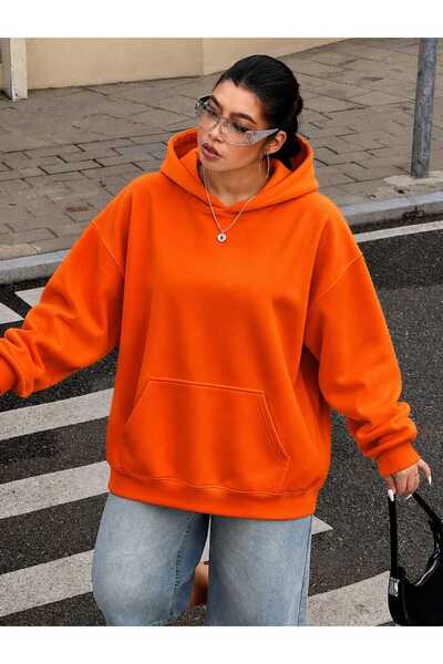 BENROMA 3 Yarn Combed Cotton Plus Size Unisex Sweatshirt Me1