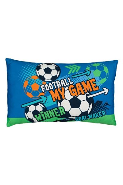 CATIANO Perna Decorativa Albastra Footbal pentru Copii 50x30cm
