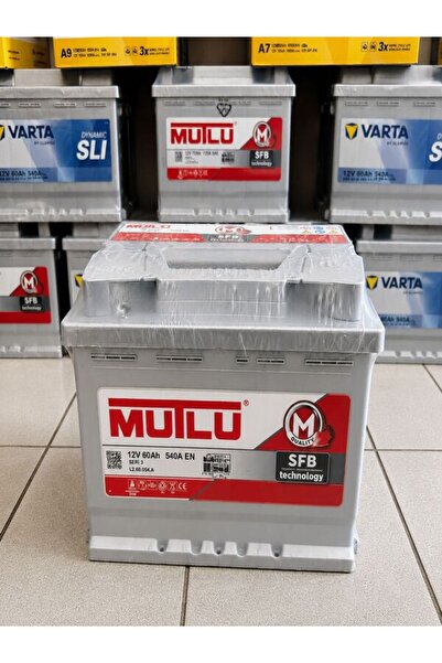 Mutlu 60 Ah 540A EN 12V Otomobil Aküsü L2 Avrupa Tip Bakımsız Akü - Yeni Seri...
