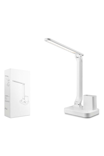 TEKMAKG Ayarlanabilir Katlanabilir USB Şarjlı 5W LED Masa Lambası Kalemlikli