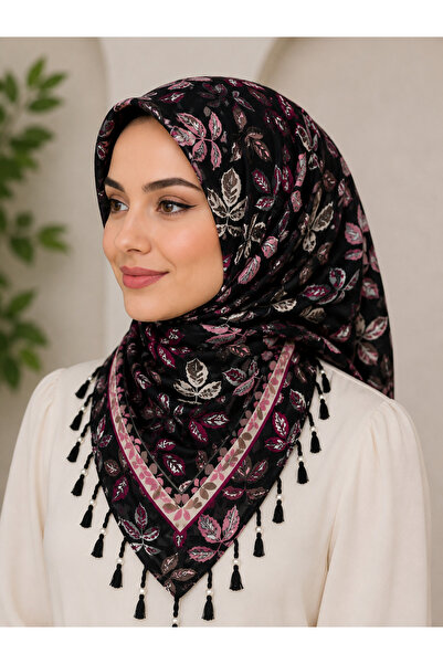 BUTİKBEGENN Kaliteli Pamuklu 110-110 cm Yazma