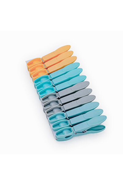 MONDEX 12-Pack Mini Plastic Clothes Pegs, 7cm Small Laundry Clips with Steel ...