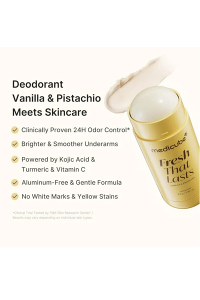 Medicube Kojic Acid & Turmeric Aluminum-Free Deodorant - 83g