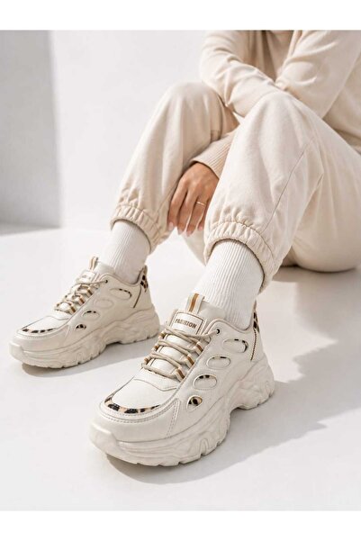 Slipcat Women'S, Thick Sole, Suede Look, Lace-Up, Chunky Sole, Casual Sports ...