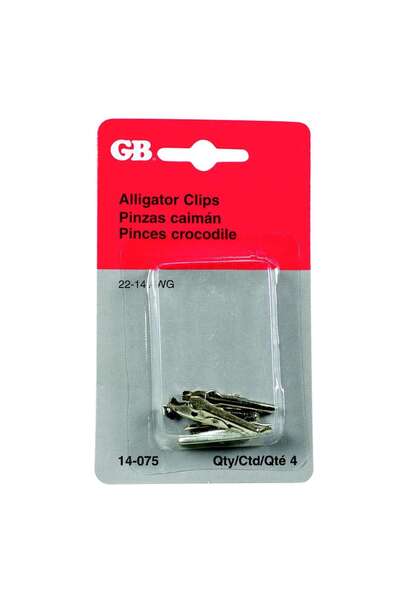 Gardner Bender Non-Insulated Alligator Clips (4 Pc.)