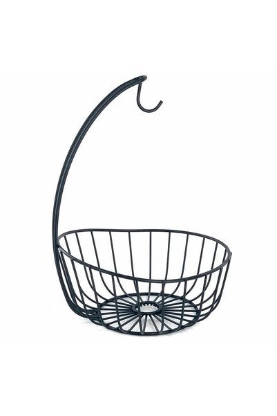 Living Accents Storage Basket W/Banana Holder
