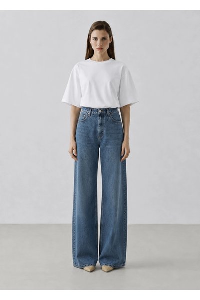 MODA AKSA 08 MAVİ TENCEL KOT pantolon