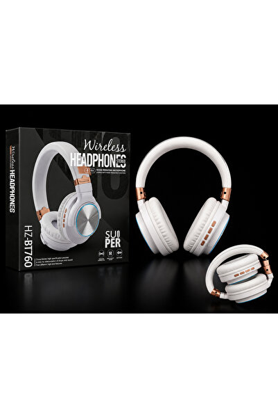 GENELOEM HZ-BT760 Bluetooth Kulaklık Hafıza Kartı ve Aux Girişli Fm Radyolu Ş...