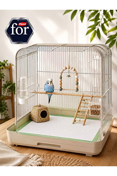 Flexi For Bird Cage Pad Cage Mat 60X60 cm – 5-Piece with Anti-Slip Tape