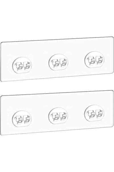 GENERAL Tazweq Storage Hook Made of Pc, 2 Colors, Transparent