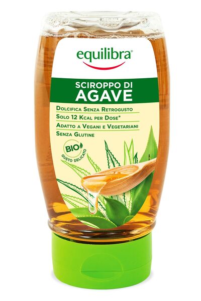 Equilibra Sirop de Agave Bio, Îndulcitor 100% Pentru Deserturi și Băuturi, 35...