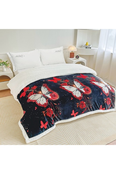 CHIRASO Patura CHIRASO, Cocolino cu Blanita pe interior, 200x230 cm, Groasa, ...