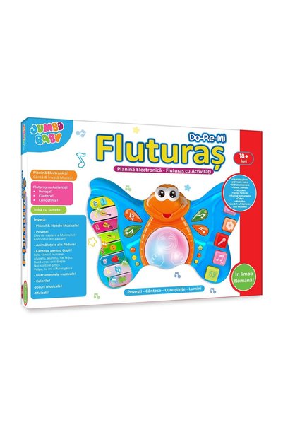 Jumbo Baby Pian Electronic - Flutura Do-Re-Mis cu Activitati - Idea – activit...