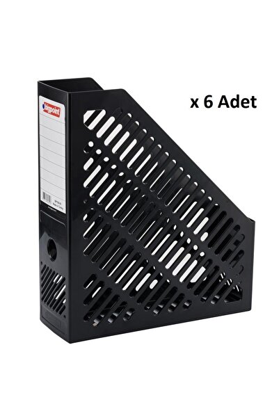 Bigpoint Plastic Box Folder Black x 6 Pieces